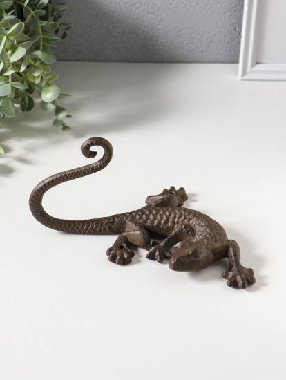 Крючок декоративный «Ящерица»