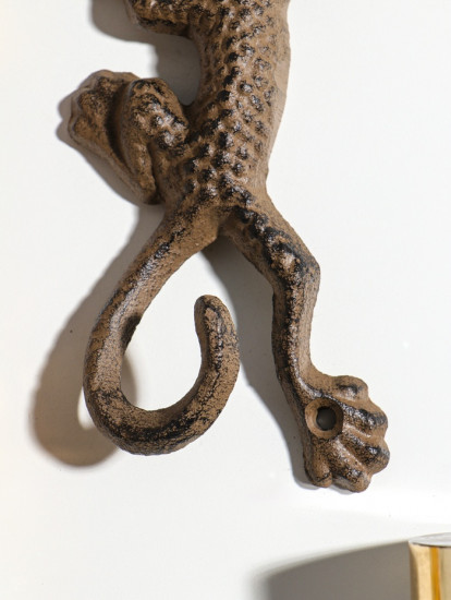 Крючок декоративный «Ящерка»