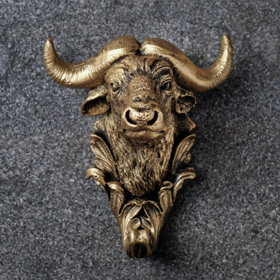 Настенный крючок декоративный «Буйвол»