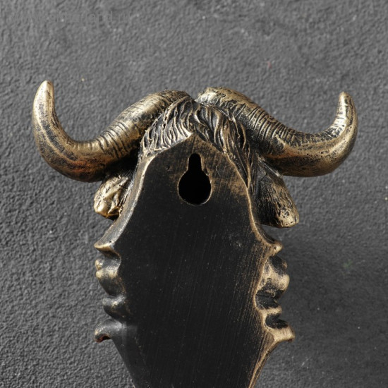 Настенный крючок декоративный «Буйвол»