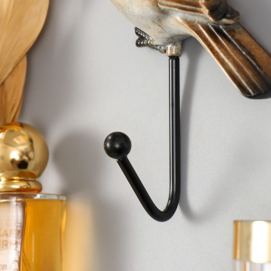 Настенный крючок декоративный «Воробышек»