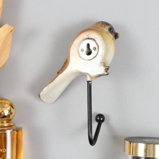 Настенный крючок декоративный «Воробышек»