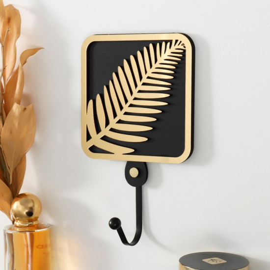 Настенный крючок декоративный «Пальмовый лист»