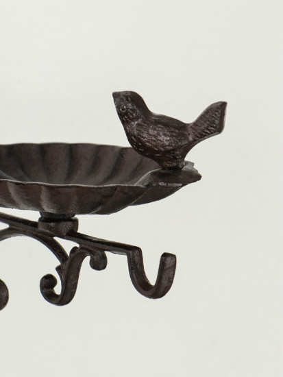 Настенный крючок декоративный с подставкой для мелочей «Две птицы»