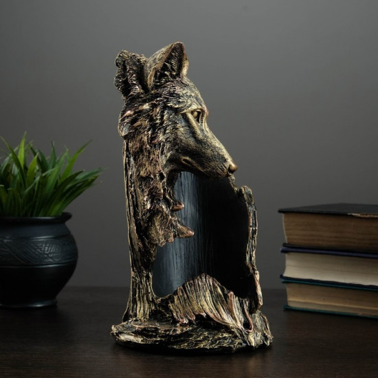 Подставка для бутылки «Волк»