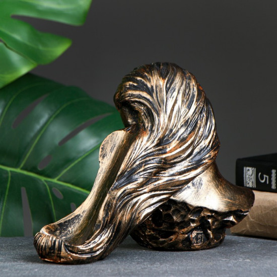 Подставка для бутылки «Девушка с волосами»