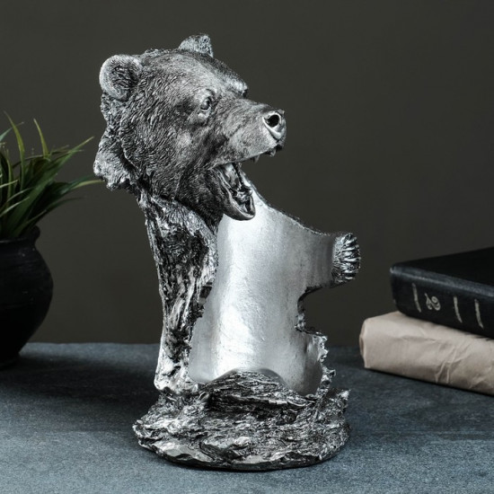 Подставка для бутылки «Медведь»