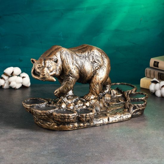 Подставка для бутылки «Медведь»