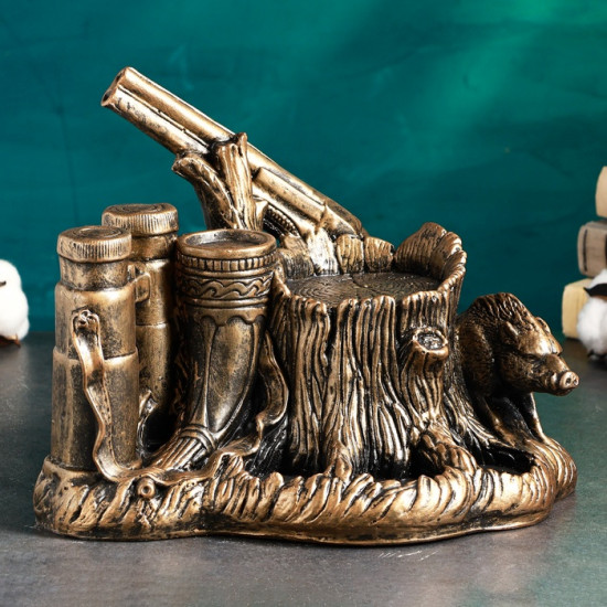 Подставка для бутылки «Охота» 