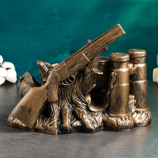 Подставка для бутылки «Охота» 