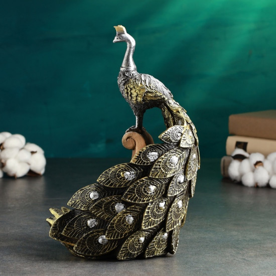 Подставка для бутылки «Павлин с хвостом»