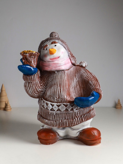 Подставка для бутылки «Снеговик»