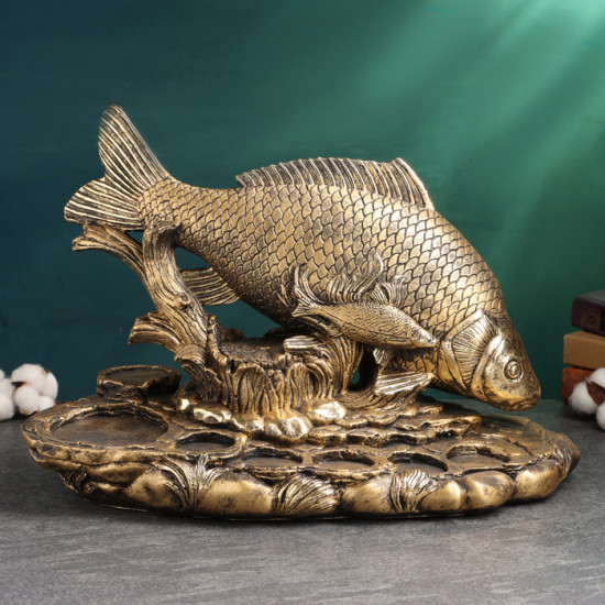 Подставка для бутылки и бокалов «Рыбалка»