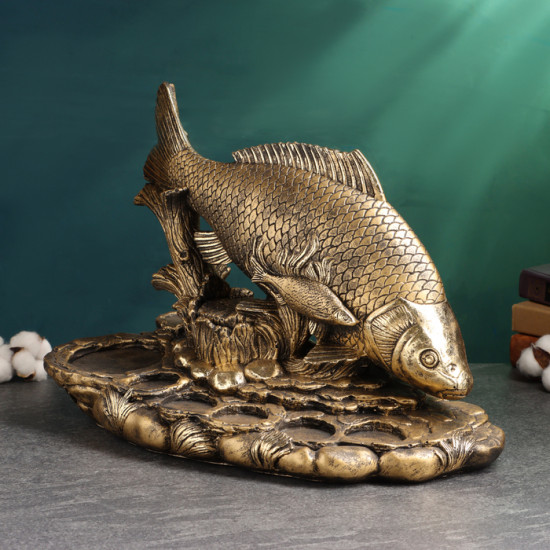 Подставка для бутылки и бокалов «Рыбалка»