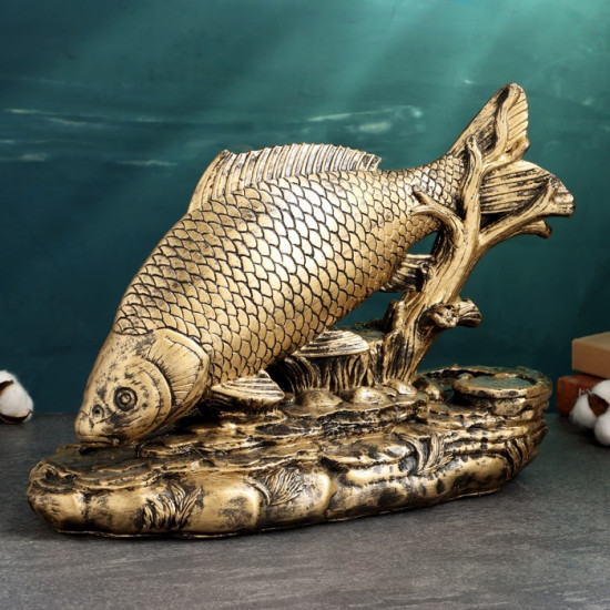 Подставка для бутылки и бокалов «Рыбалка»