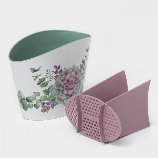 Подставка для столовых приборов «Каменная роза»