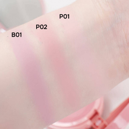 Румяна-кушон для лица «Fluffy Velvet Cushion Blush», B01 Charming Berry