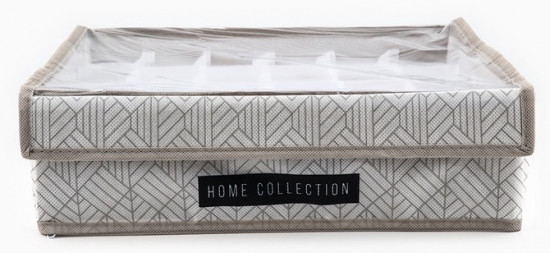 Органайзер для хранения 24 ячейки с крышкой «Домашняя коллекция»