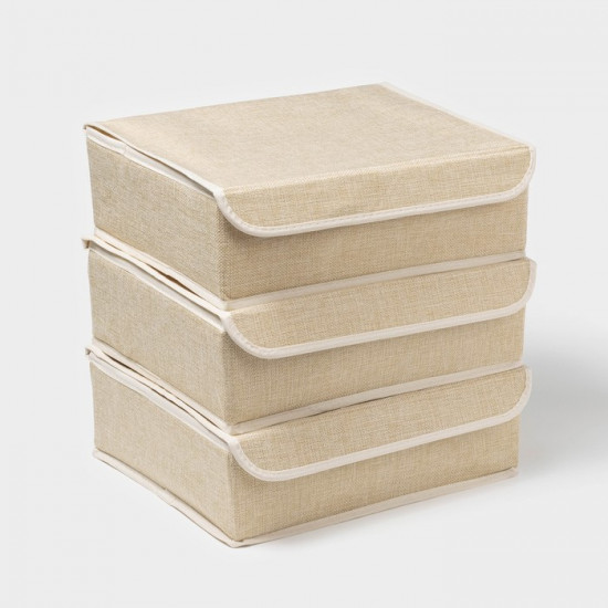 Комплект органайзеров для хранения белья «Пастель»