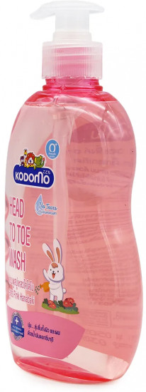 Детское средство для купания Pink Hanabaki «От макушки до пяточек. Розовый ханамаки»
