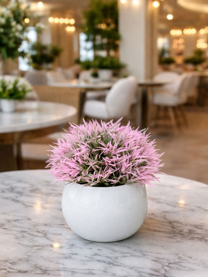 Набор искусственных растений в кашпо