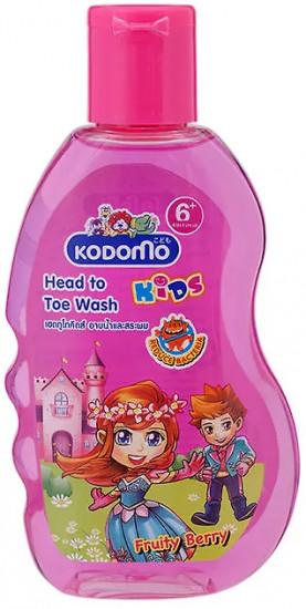 Шампунь-гель для волос и тела детский Fruity berry «От макушки до пяточек. Фруктово-ягодный»