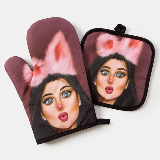 Набор прихваток «Пушистая»