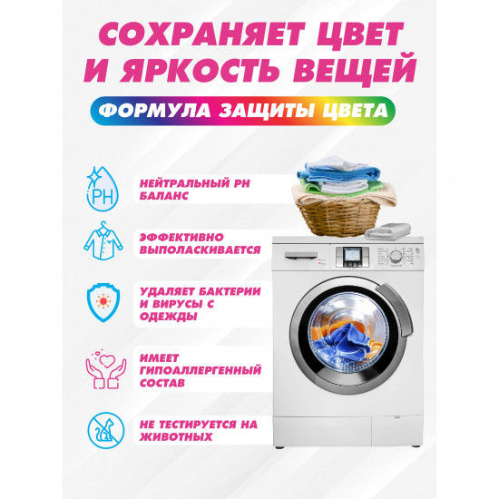 Гель-концентрат для стирки «Цветочный. Floral»