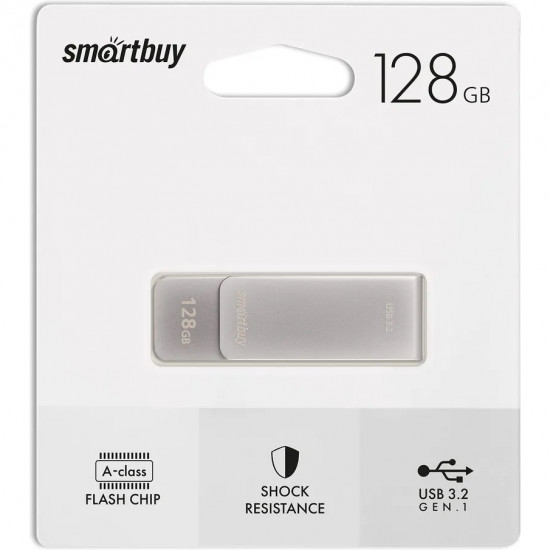 USB-накопитель 128GB Metal Grey
