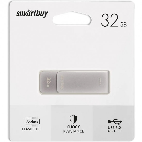 USB-накопитель 32GB Metal Grey