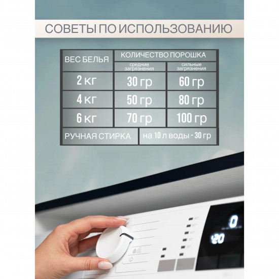 Стиральный порошок «Голубой океан»