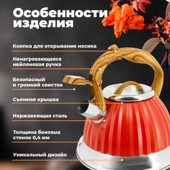 Чайник со свистком «Napoli»