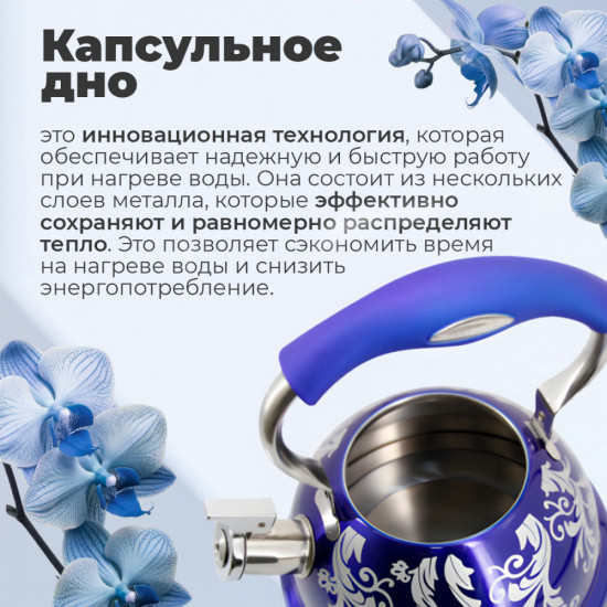 Чайник со свистком «Napoli»