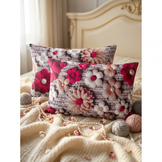 Комплект наволочек «3D цветы»