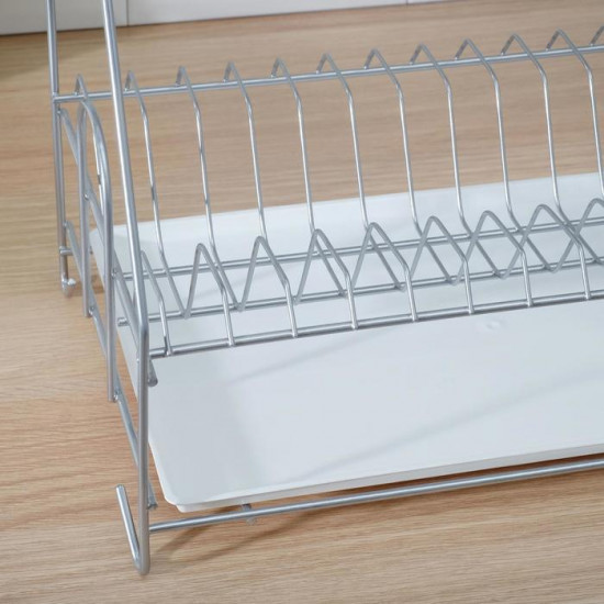 Сушилка для посуды с поддоном 2-х ярусная