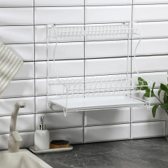 Сушилка для посуды с поддоном 2-х ярусная - Фото 3