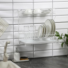 Сушилка для посуды с поддоном 2-х ярусная - Фото 4