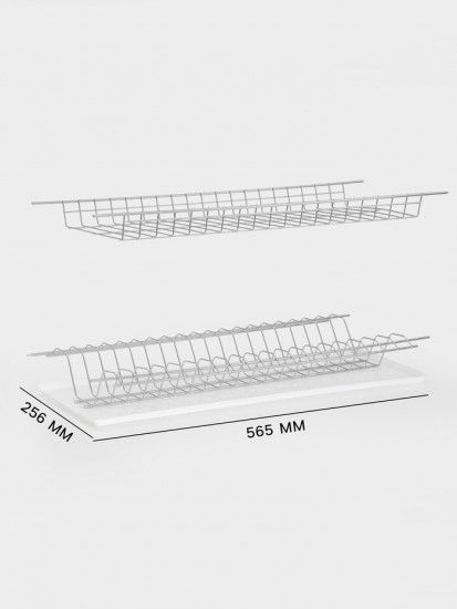 Сушилка для посуды с поддоном для шкафа