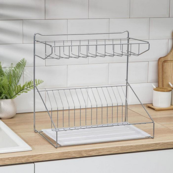 Сушилка для посуды с поддоном