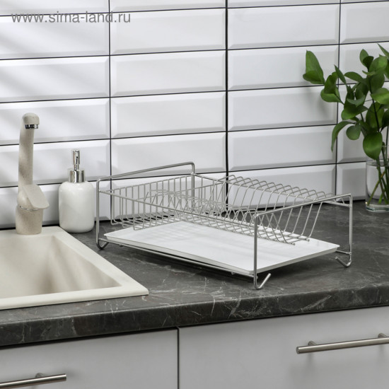 Сушилка для посуды с поддоном