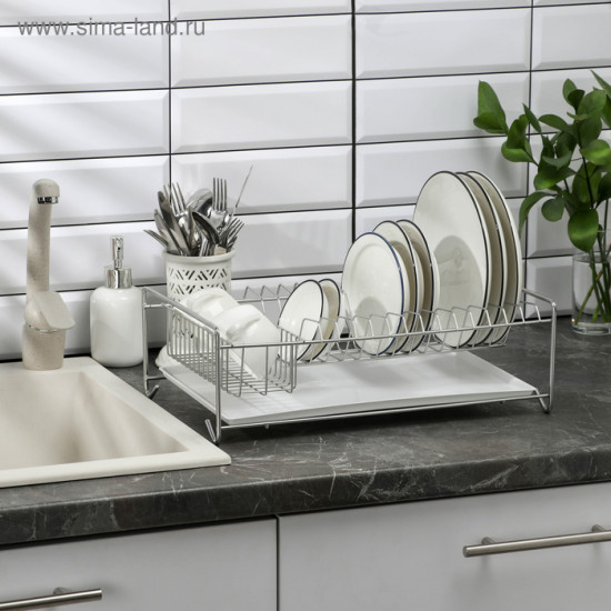 Сушилка для посуды с поддоном