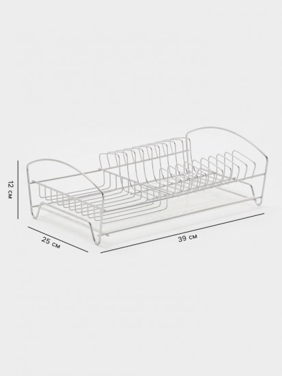 Сушилка для тарелок и кружек с поддоном