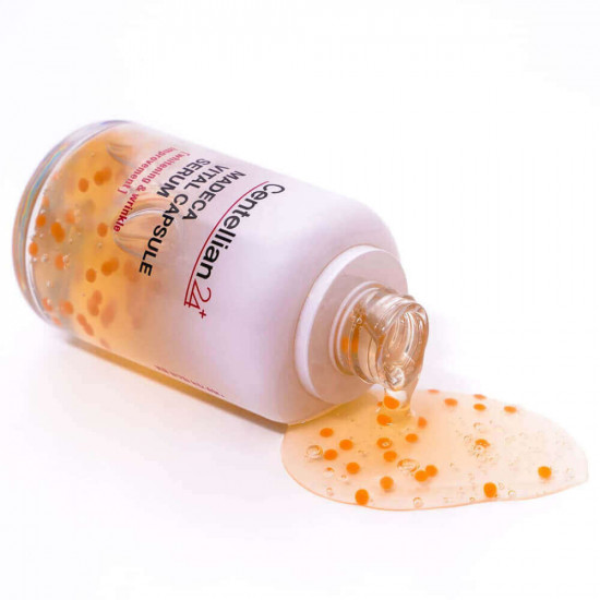 Капсульная сыворотка для лица с витаминами и центеллой для сияния и упругости «Madeca Vital Capsule Serum»