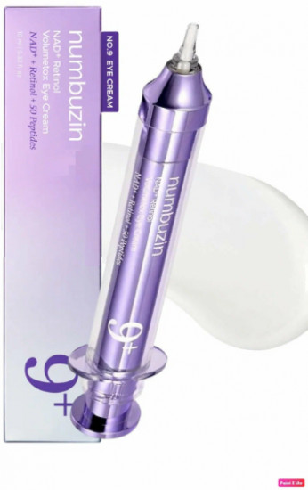 Лифтинг-крем для глаз с ретинолом от морщин № 9 «NAD+Retinol Volumetox Eye Cream»