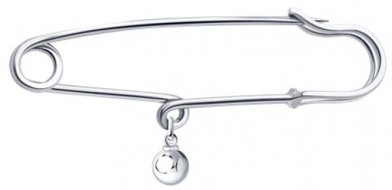 Брошь из серебра