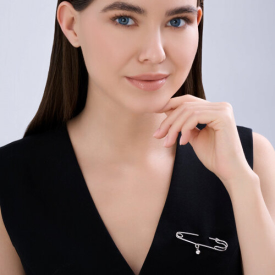 Брошь из серебра