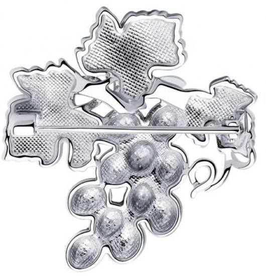 Брошь из серебра с эмалью