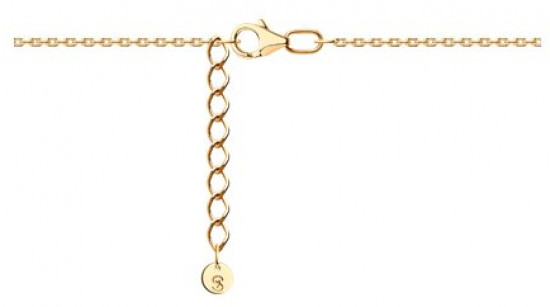 Браслет из серебра с фианитами