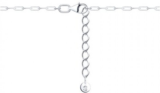 Браслет из серебра с кристальной тканью