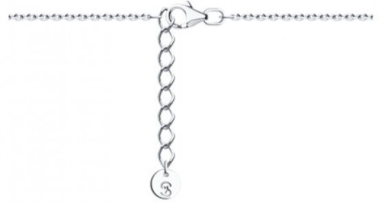 Браслет из серебра с фианитами